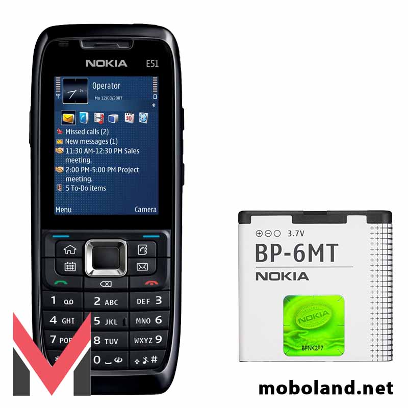باتری اصلی گوشی نوکیا Nokia E51 BP-6MT