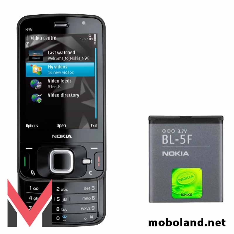 باتری اصلی گوشی نوکیا Nokia N96 BL-5F