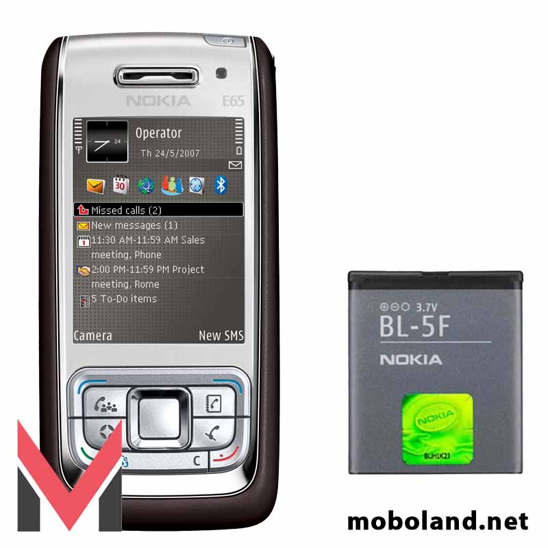 باتری اصلی گوشی نوکیا Nokia E65 BL-5F