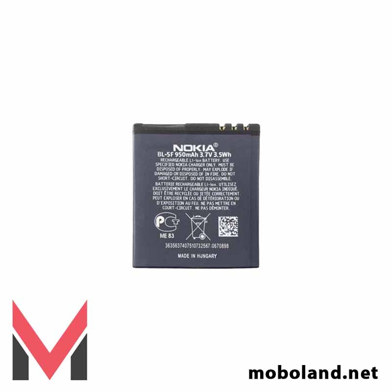 باتری اصلی گوشی نوکیا Nokia N93i BL-5F — تصویر ۴