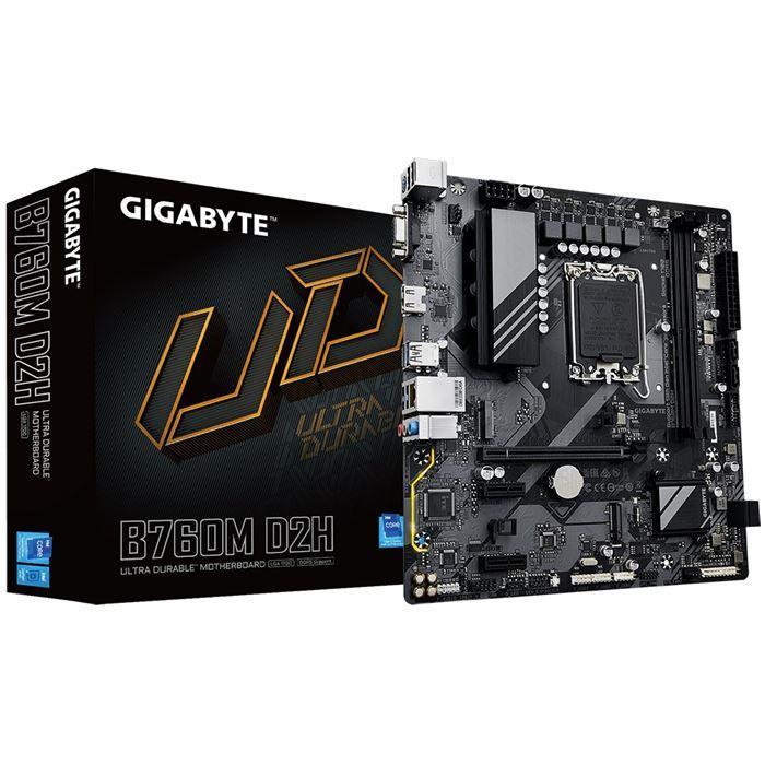 مادربرد گیگابایت MOTHERBOARD GIGABYTE DDR5 B760M D2H (rev. 1.0) LGA1700