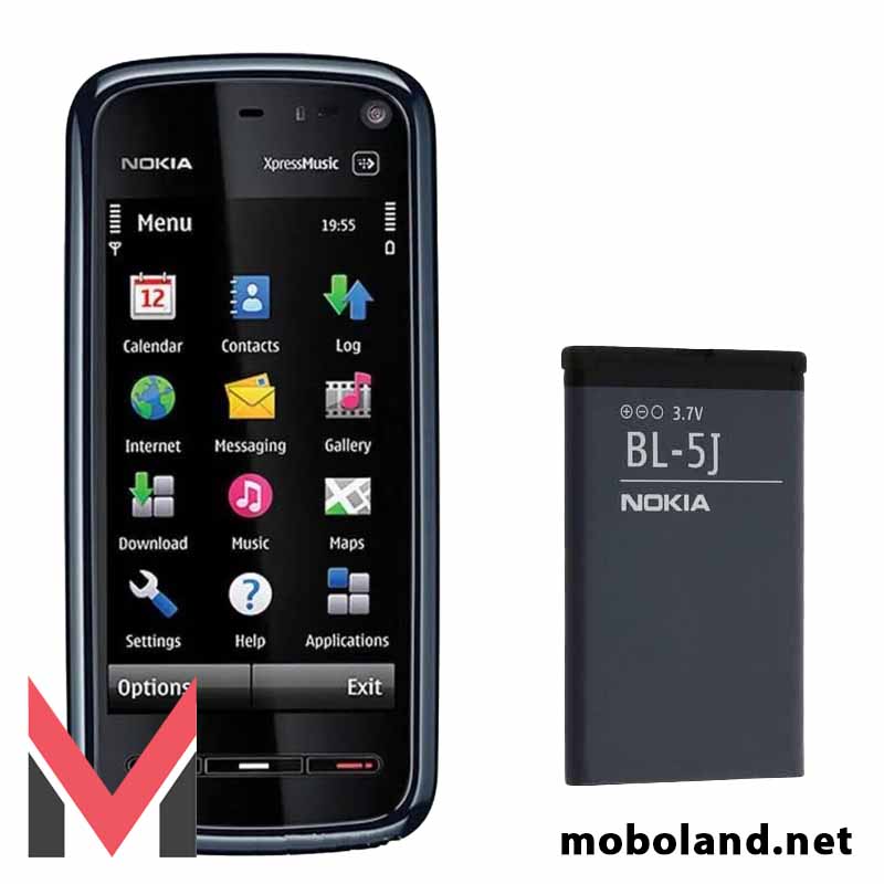 باتری اصلی گوشی نوکیا Nokia 5800 XpressMusic BL-5J — تصویر ۲