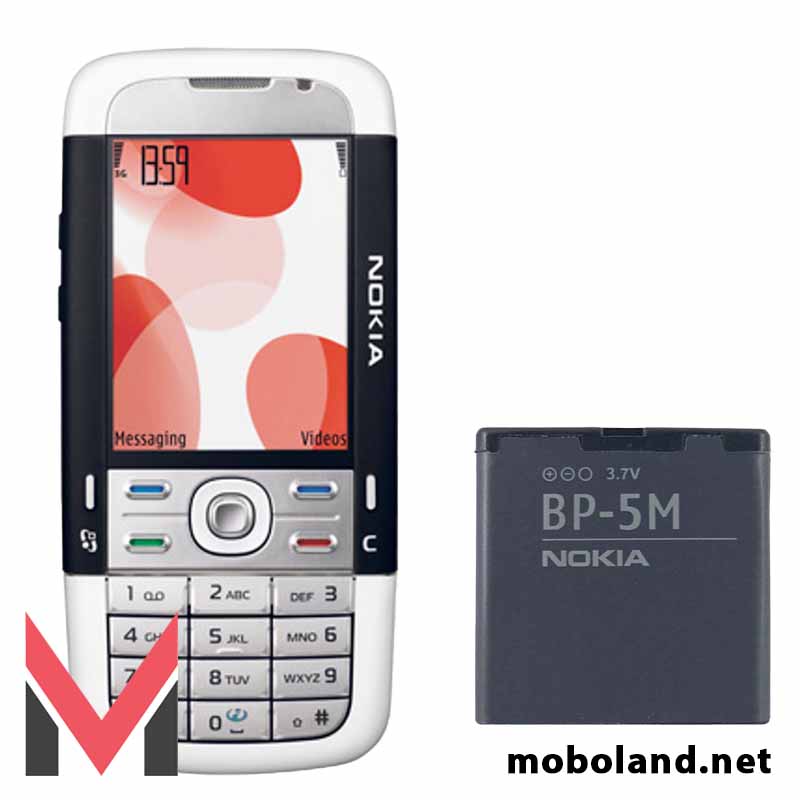 باتری اصلی گوشی نوکیا Nokia 5700 XpressMusic BP-5M — تصویر ۲