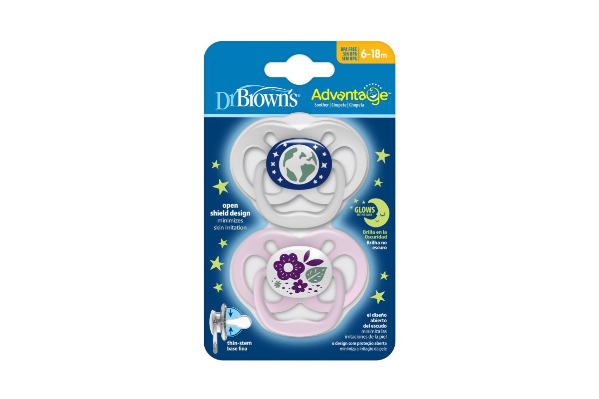 پستانک بادامی 6-18 زمین و گل دکتر برانرز Dr Brown’s pv220003-intlx