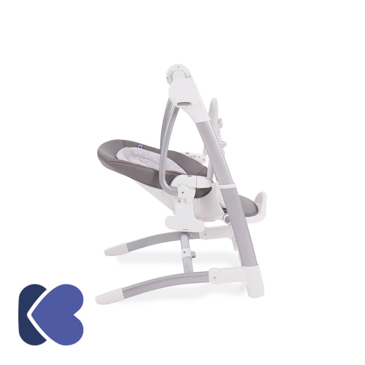 صندلی غذای تاب شو کیکابو kikkaboo مدل پریما Prima 3 in1 (کرم جدید) — تصویر ۶