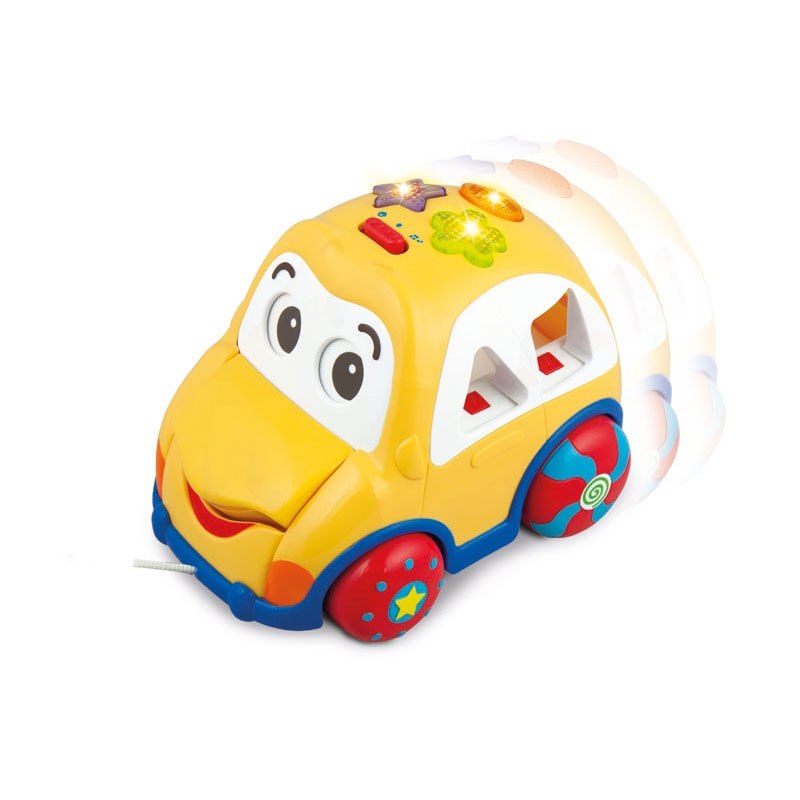 ماشین و پازل زرد موزیکال وین فاین Winfun کد 00659