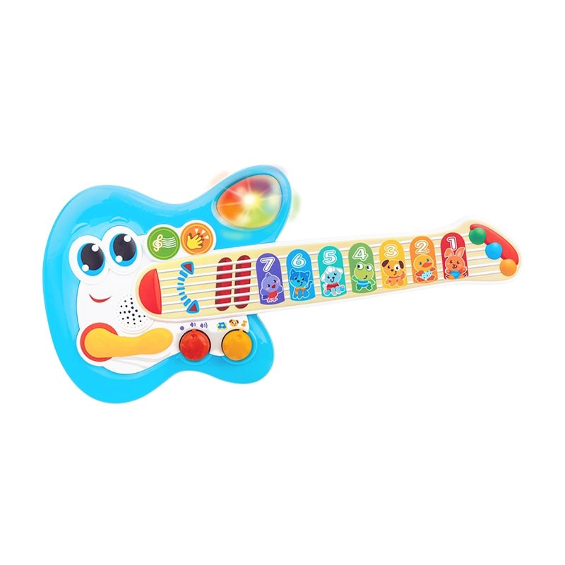 گیتار لمسی آموزشی آبی وین فاین winfun کد 230802 — تصویر ۲