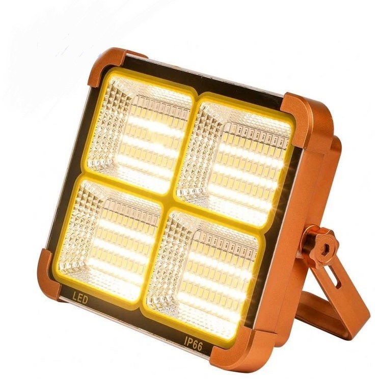 چراغ خورشیدی سولار 288 لامپ 4 باتری مدل Solar LED Light سنسوردار، ضدآب IP66، شارژ خورشیدی، مناسب حیاط، باغ و پارکینگ — تصویر ۶