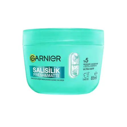 کرم آبرسان و لایه بردار سالیسیلیک اسید گارنیر Garnier مدل Fresh & Matte حجم 85 میل — تصویر ۲