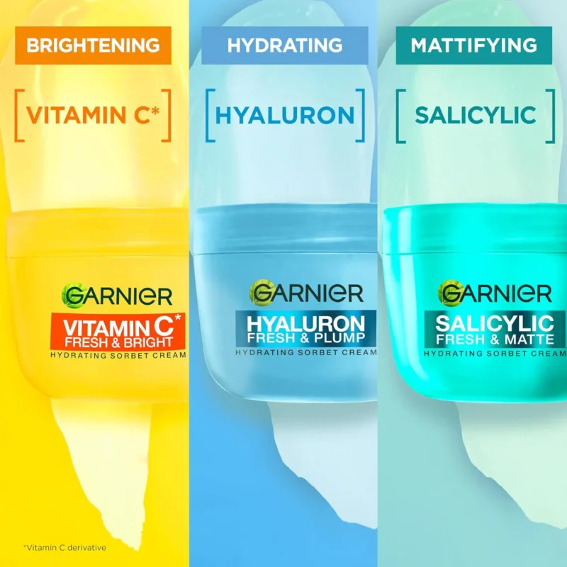 کرم آبرسان و لایه بردار سالیسیلیک اسید گارنیر Garnier مدل Fresh & Matte حجم 85 میل — تصویر ۳