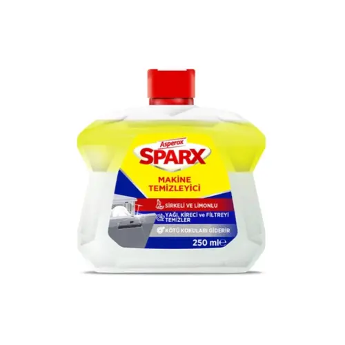 جرمگیر ماشین ظرفشویی آسپروکس Asperox مدل Sparx با رایحه لیمویی و سرکه حجم 250 میل — تصویر ۶