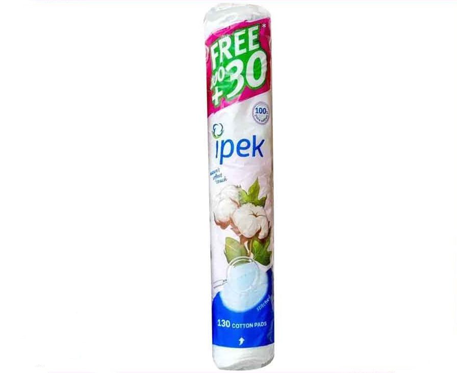 پد آرایش پاک کن دوردوخت ایپک 130 عددی İpek