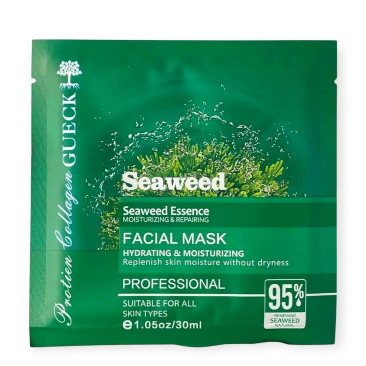 ماسک صورت ورقه ای جلبک دریایی Seaweed Essence حجم 30 میلی لیتر تکی — تصویر ۲