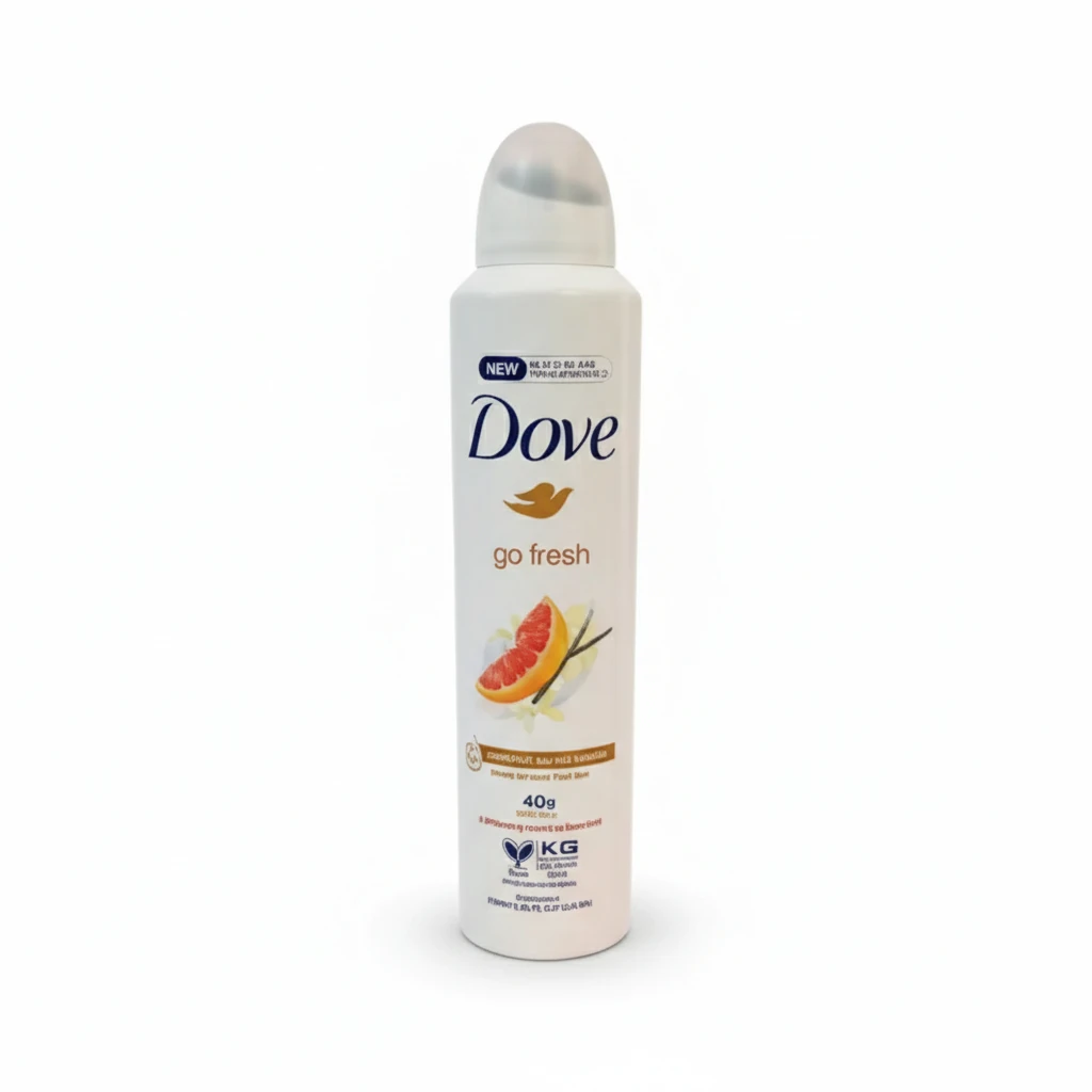 اسپری ضدتعریق زنانه داو DOVE رایحه گریپ فروت و علف لیمو حجم 250 میل — تصویر ۴