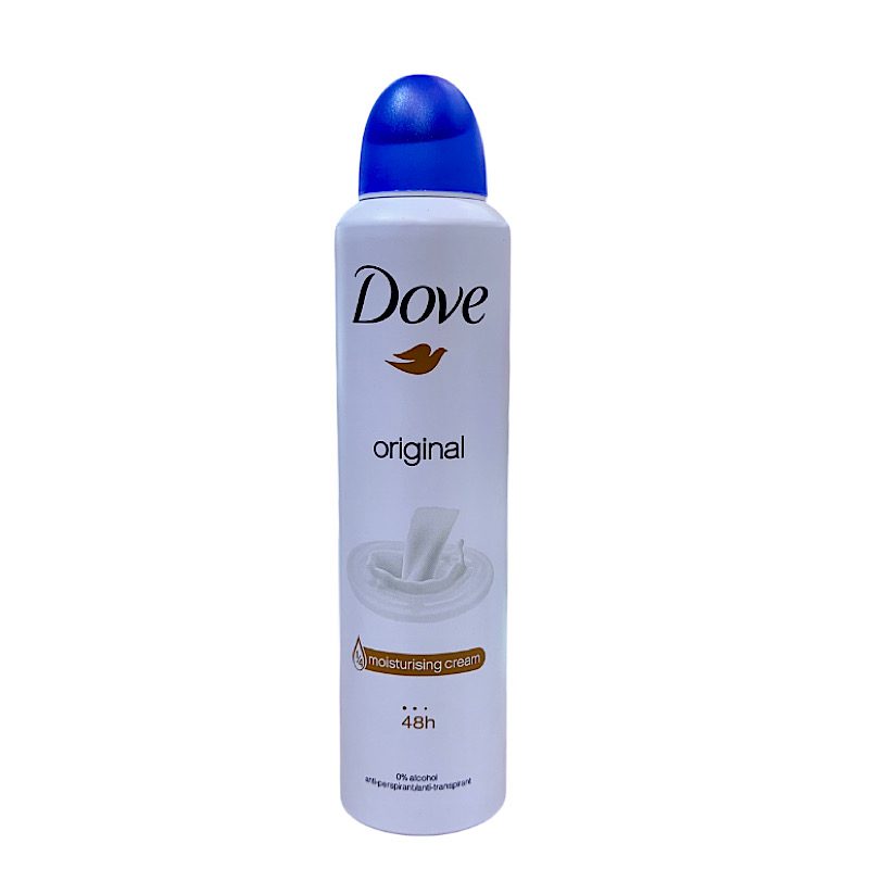 اسپری ضد تعریق زنانه شیری داو DOVE مدل اورجینال Original حجم 250 میل — تصویر ۷