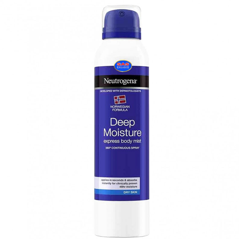 اسپری کرم مرطوب کننده دست و بدن نوتروژینا Neutrogena حجم 200 میل — تصویر ۲