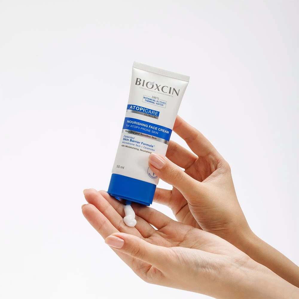 کرم صورت مغذی بیوکسین Bioxcin مدل آتوپیک برای پوستهای خیلی خشک و حساس حجم 50 میل — تصویر ۷