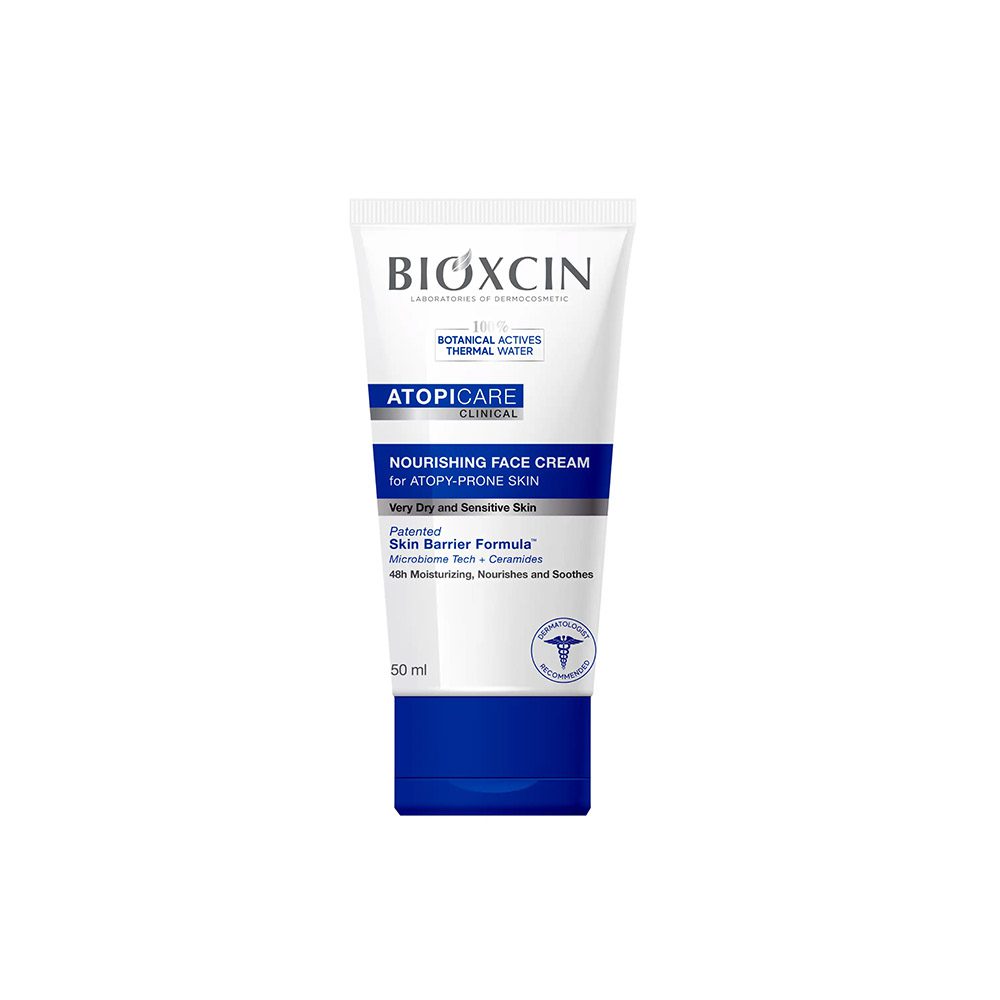 کرم صورت مغذی بیوکسین Bioxcin مدل آتوپیک برای پوستهای خیلی خشک و حساس حجم 50 میل — تصویر ۶