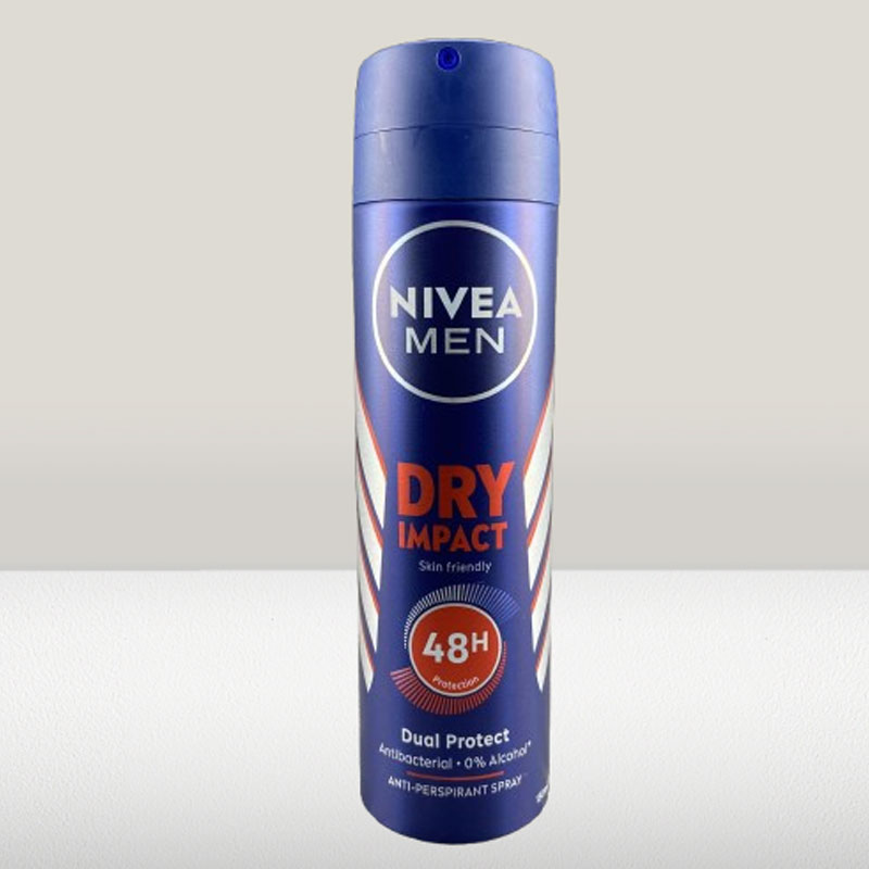 اسپری ضد تعریق مردانه نیوآ مدل DRY IMPACT حجم 150 میل