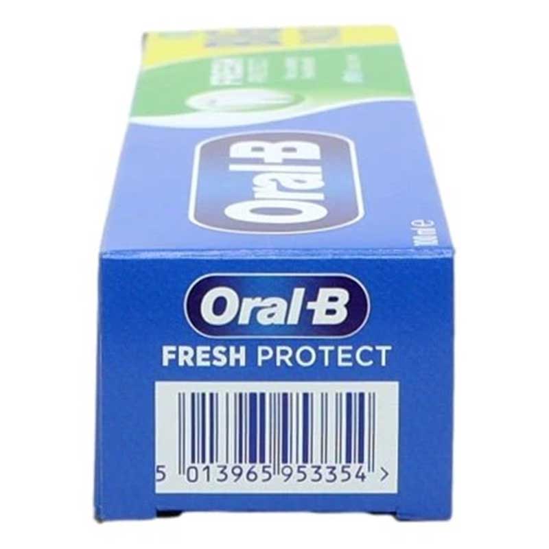 خمیر دندان نعنایی خنک اورال بی Oral B مدل Fresh Protect حجم 100 میل — تصویر ۶
