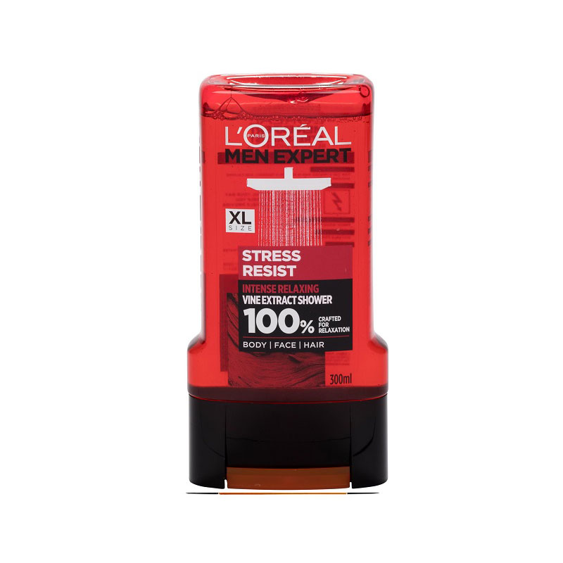 شامپو سر و بدن لورال Loreal اصل مدل Stress Resist حجم ۳۰۰ میل