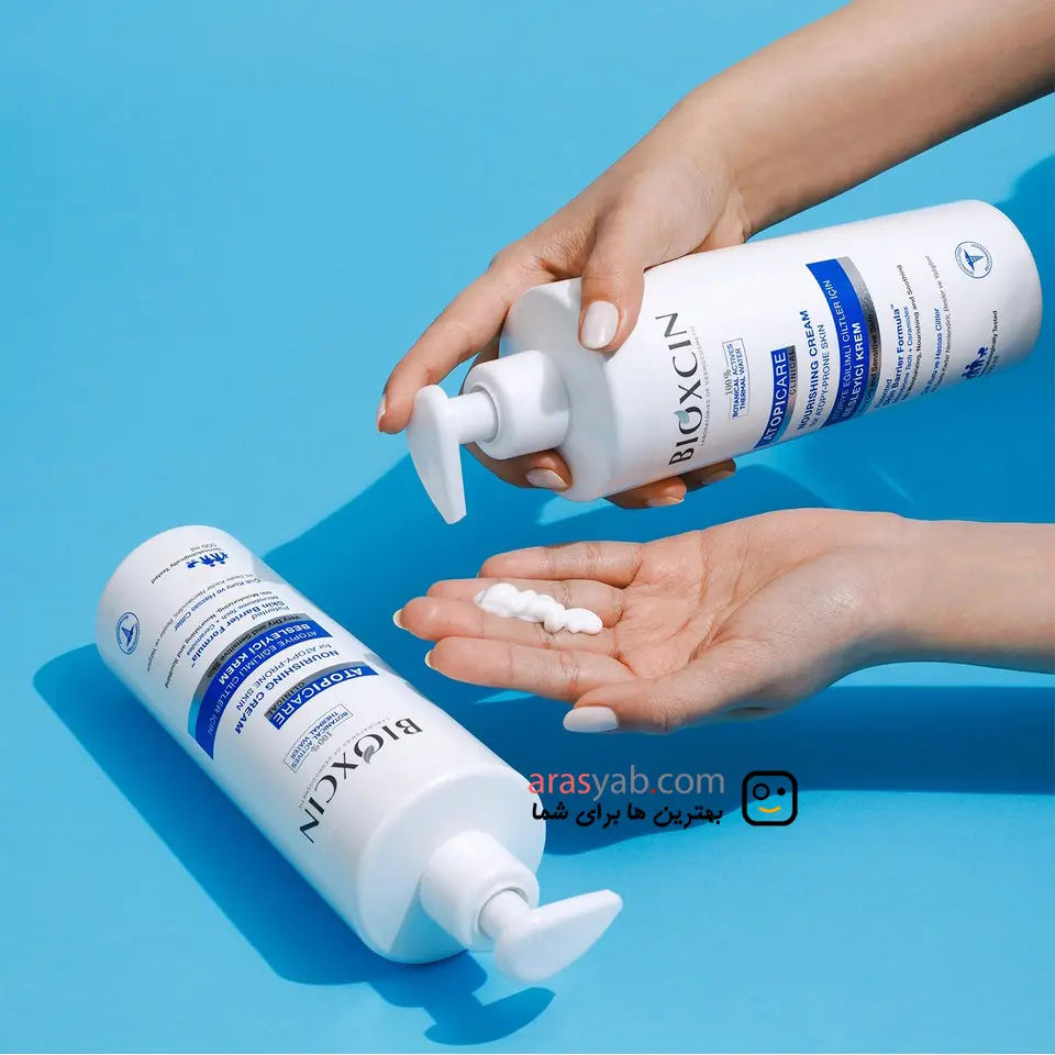 کرم آتوپیک بیوکسین Bioxcin مناسب پوست خیلی خشک و حساس حجم 500 میل — تصویر ۴