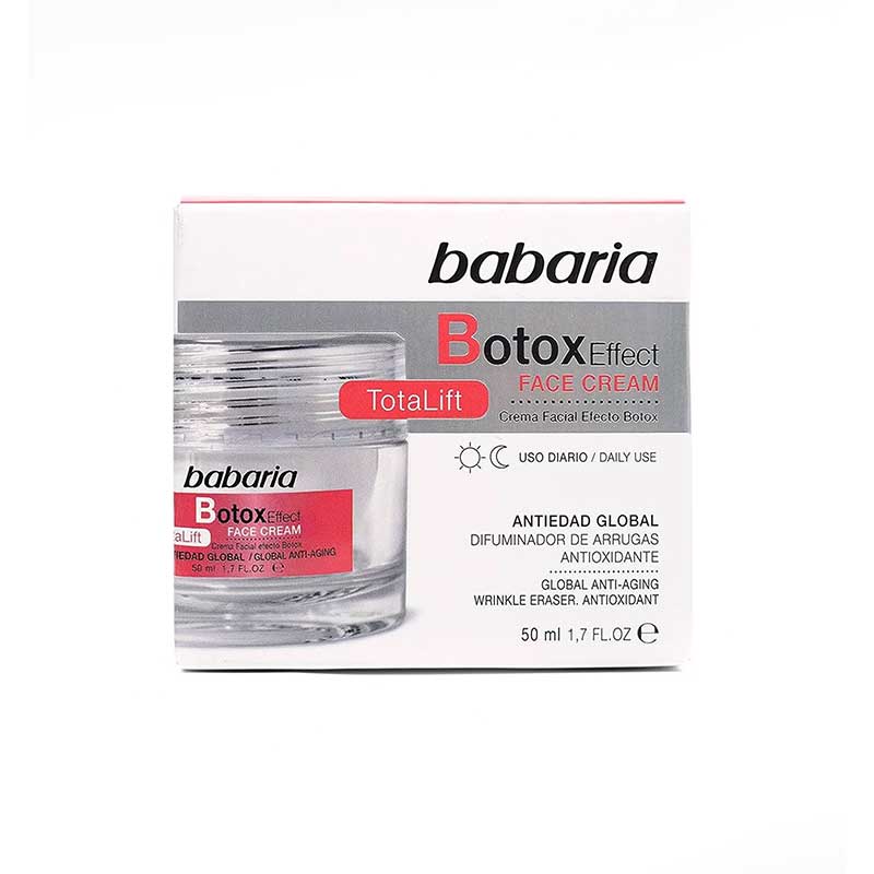 کرم بوتاکس باباریا Babaria ضد چروک و لیفت صورت مدل بوتاکس افکت Botox Effect حجم 50 میل — تصویر ۶