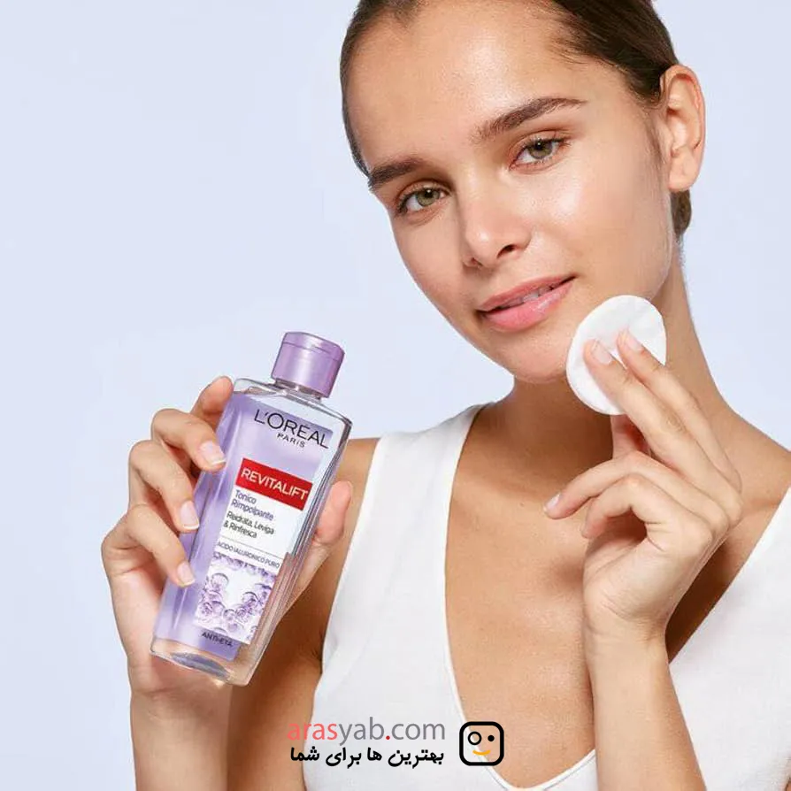 تونر آبرسان و جوانساز رویتالیفت فیلر Revitalift Filler لورال Loreal حجم 200 میل — تصویر ۳