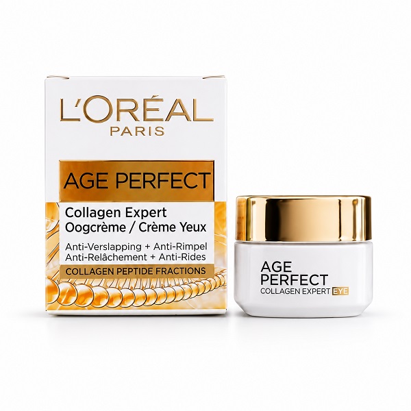 کرم دور چشم ضدچروک و آبرسان لورال Loreal مدل Age Perfect بالای 50 سال حجم 15 میل — تصویر ۴