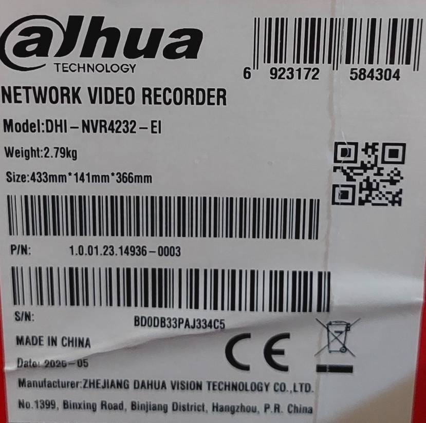 دستگاه ضبط ویدئویی NVR4232-EI داهوا — تصویر ۷