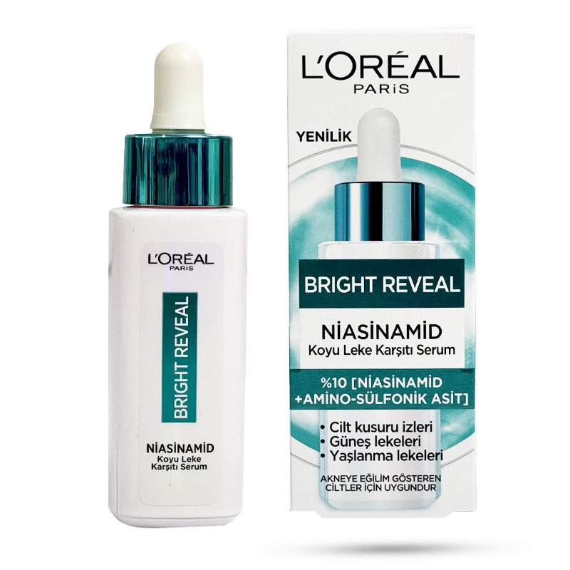 سرم نیاسینامید لورال مدل Bright Reveal حجم 30 میل