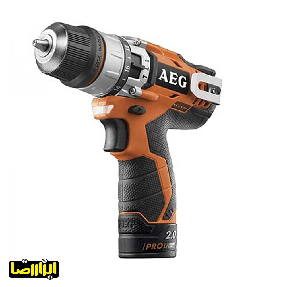دریل پیچ گوشتی چکشی شارژی آاگ مدل BSB12C2LI-202B استوک