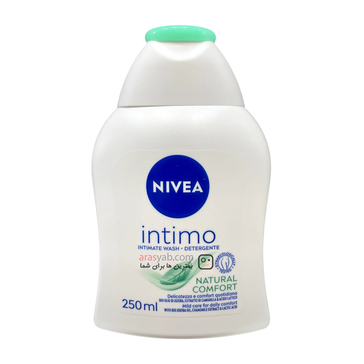 ژل بهداشتی بانوان نیوا سری Intimo مدل Natural Comfort حجم 250 میل
