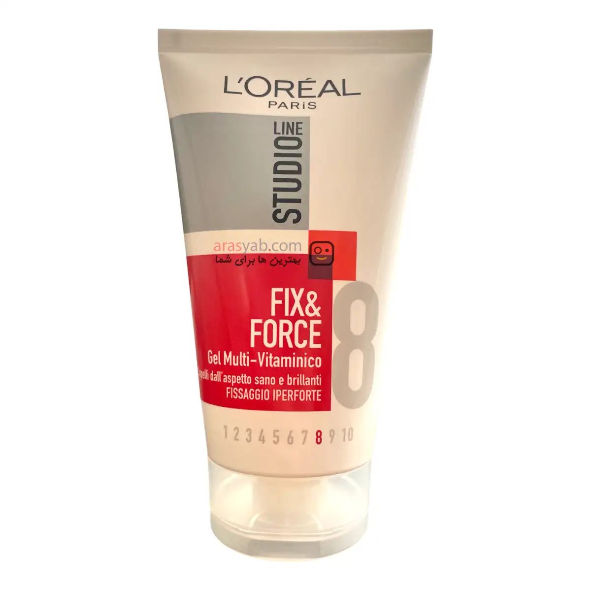 ژل مو لورال 8 سری studio Line مدل Fix & Force حجم 150 میل