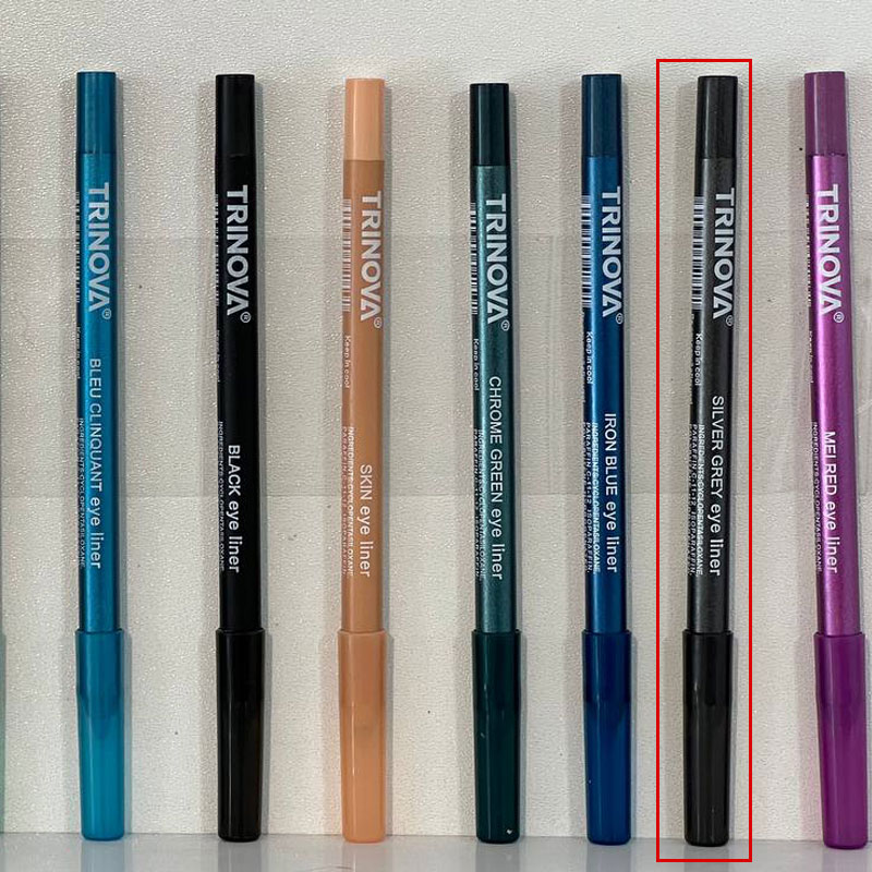 مداد چشم رنگ خاکستری نقره ای ترینوا ترکیه مدل SILVER GRAY eye liner