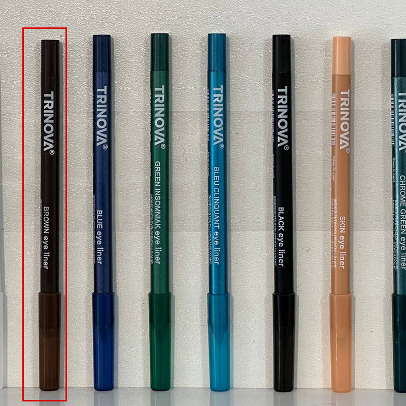 مداد چشم رنگ قهوه ای ترینوا ترکیه مدل Brown eye liner