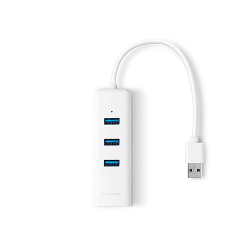 هاب USB 3.0 سه پورت و کارت شبکه تی پی لینک مدل UE330 — تصویر ۴