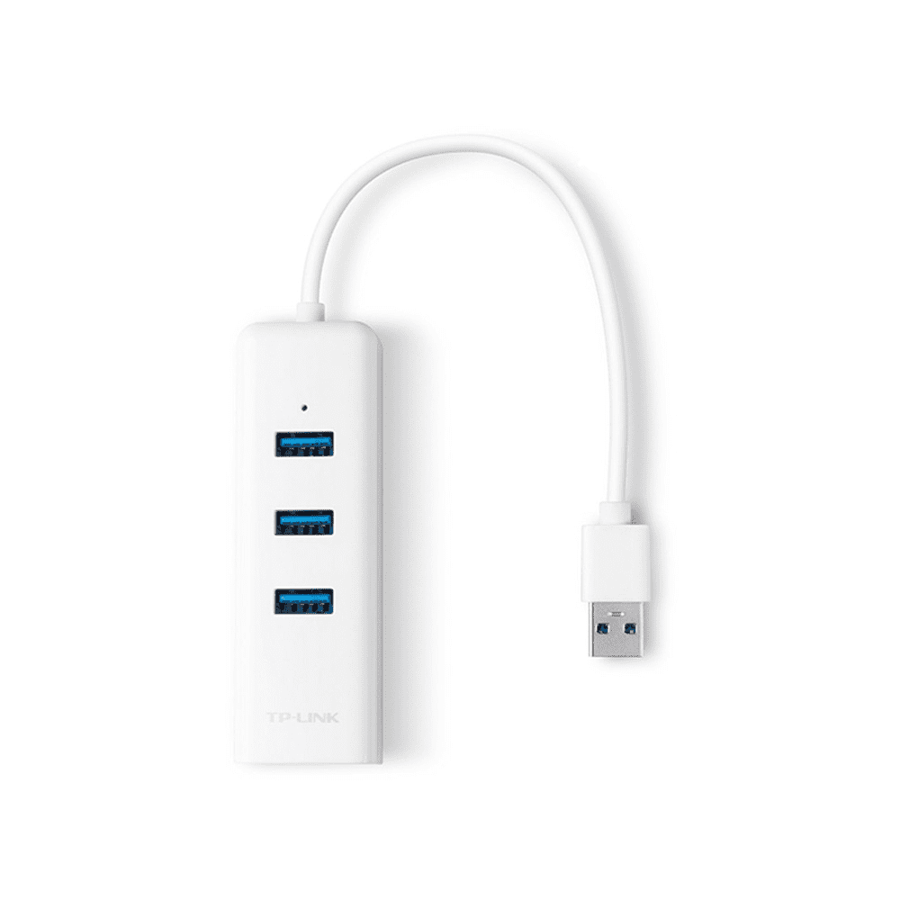 هاب USB 3.0 سه پورت و کارت شبکه تی پی لینک مدل UE330 — تصویر ۵