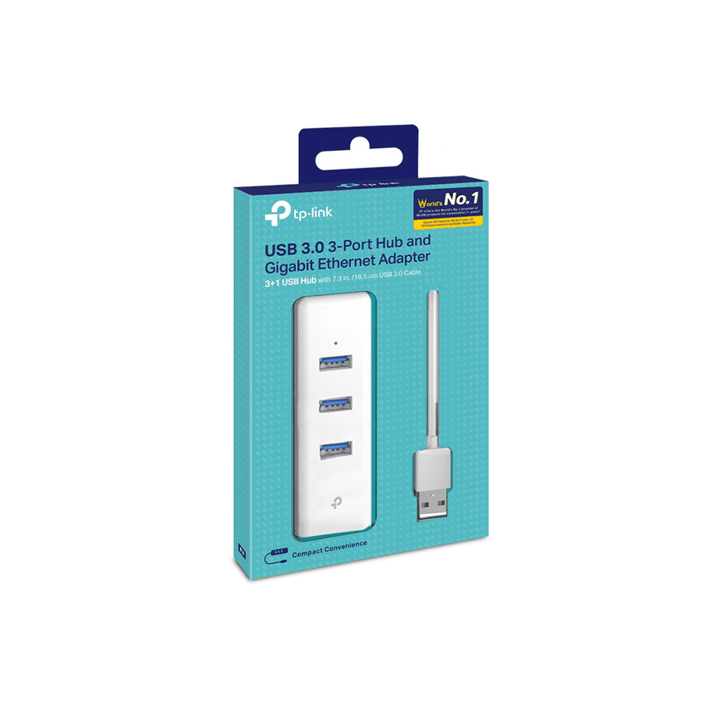 هاب USB 3.0 سه پورت و کارت شبکه تی پی لینک مدل UE330 — تصویر ۷
