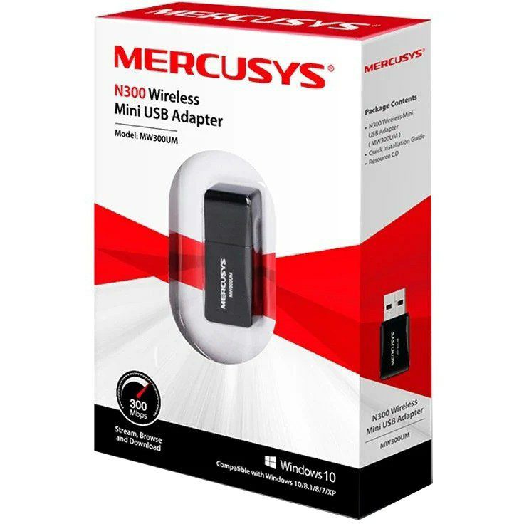 کارت شبکه USB بی سیم مرکوسیس مدل MW300UM — تصویر ۶