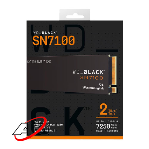 حافظه اس اس دی وسترن دیجیتال مدل NVMe M.2 SN7100 ظرفیت 2 ترابایت — تصویر ۵