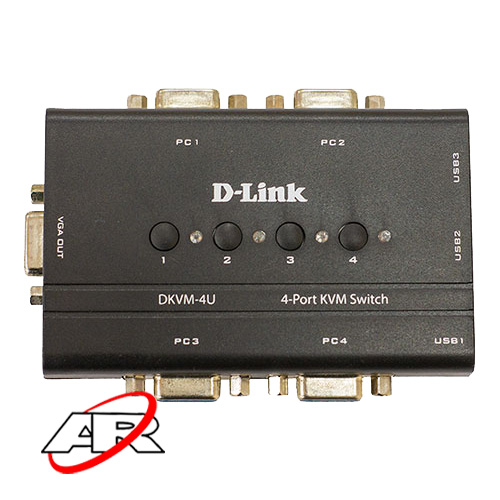 سوییچ 4 پورت KVM دی لینک مدل DKVM-4U