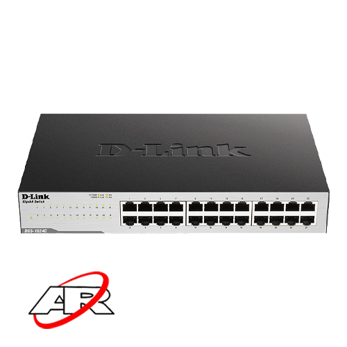 سوییچ 24 پورت غیر مدیریتی دی لینک مدل DGS-F1024
