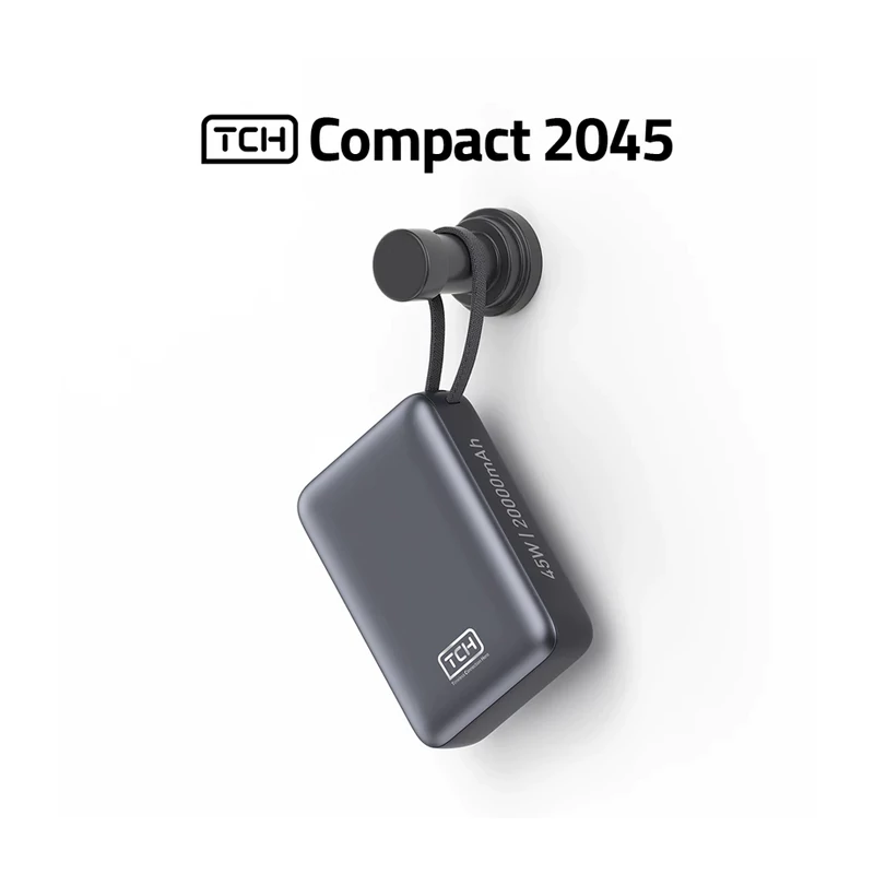 پاوربانک 45 وات تی سی اچ مدل Compact 2045 ظرفیت 20000 میلیآمپرساعت — تصویر ۳