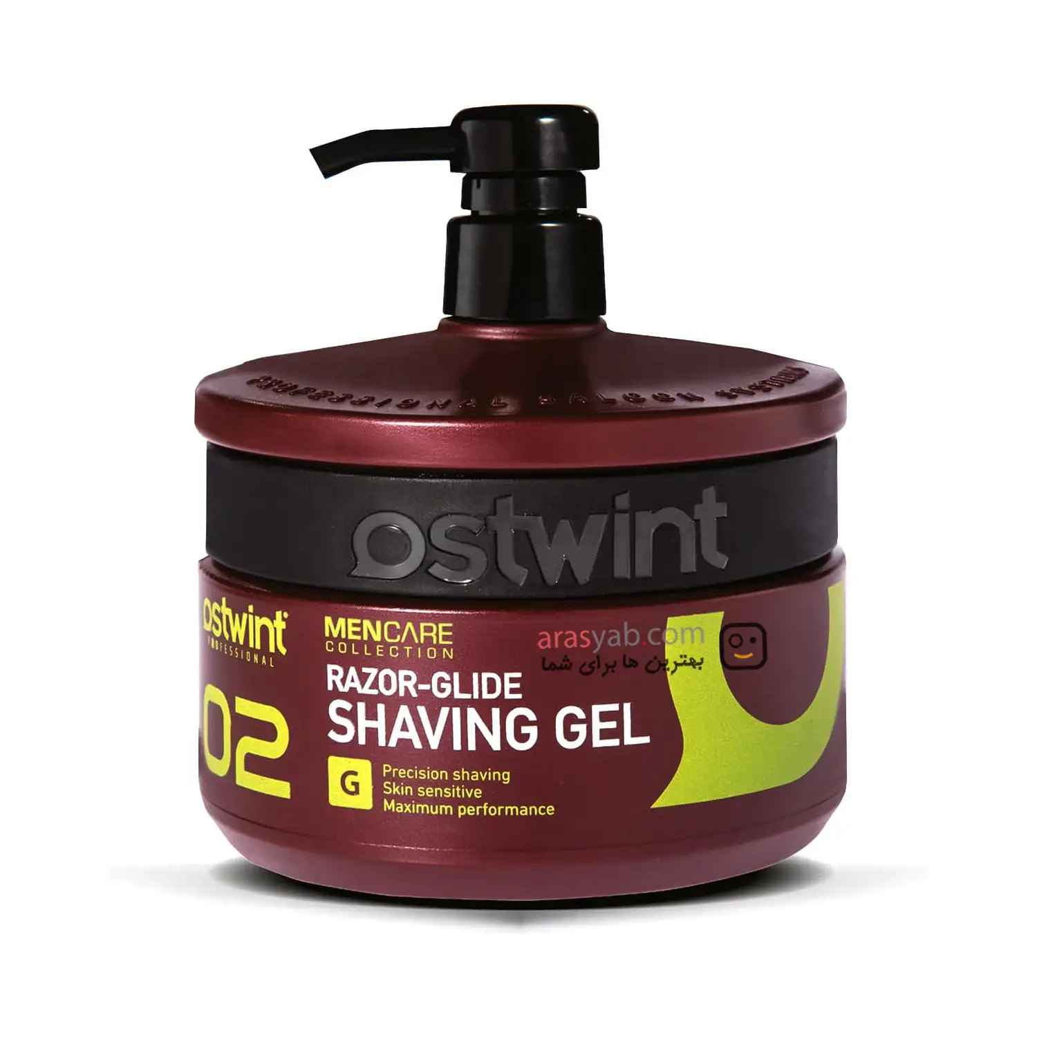 ژل اصلاح معطر 02 استوینت Ostwint قهوه ای با رایحه ادویه شرقی حجم 1000 میل