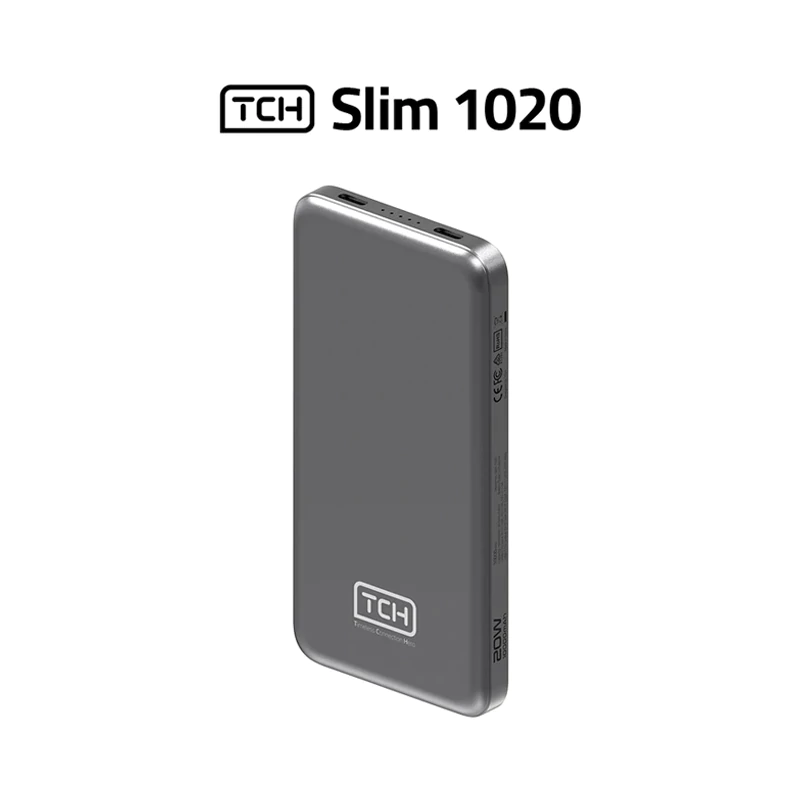 پاوربانک 20 وات تی سی اچ مدل Slim1020 ظرفیت 10000 میلی آمپر ساعت — تصویر ۳