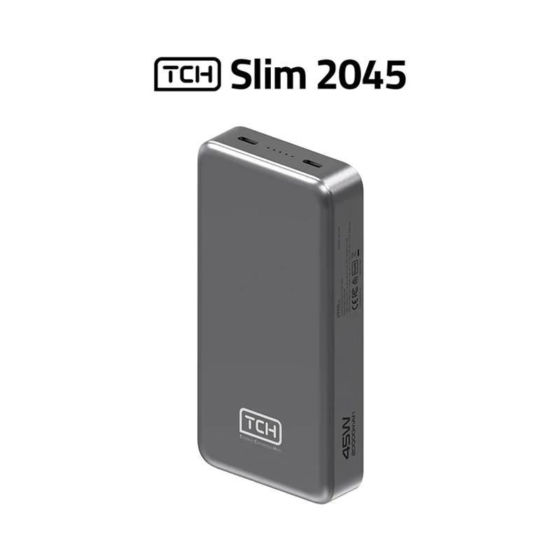 پاوربانک 45 وات تی سی اچ مدل Slim 2045 ظرفیت 20000 میلی‌آمپرساعت — تصویر ۴