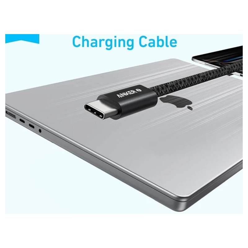 کابل تبدیل USB-C به USB-C انکر مدل Zolo A8060H11 طول 1 متر — تصویر ۶