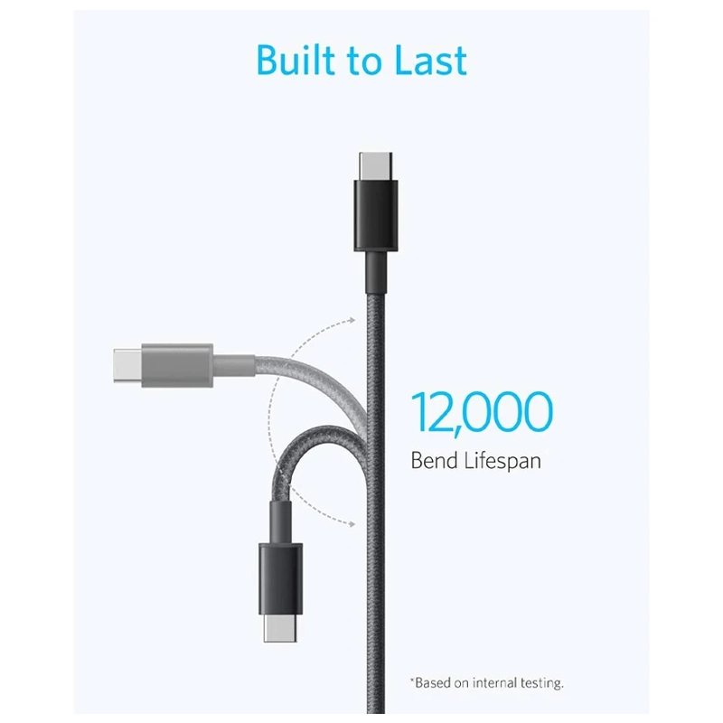 کابل تبدیل USB-C به USB-C انکر مدل A8752 طول 1 متر — تصویر ۶