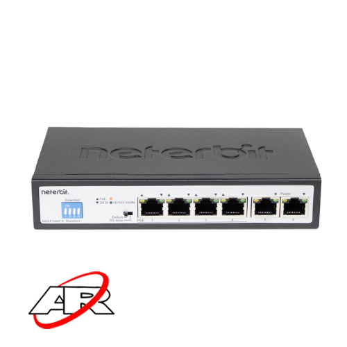 سوئیچ غیرمدیریتی نتربیت Neterbit مدل NGS-F1006P-A — تصویر ۲
